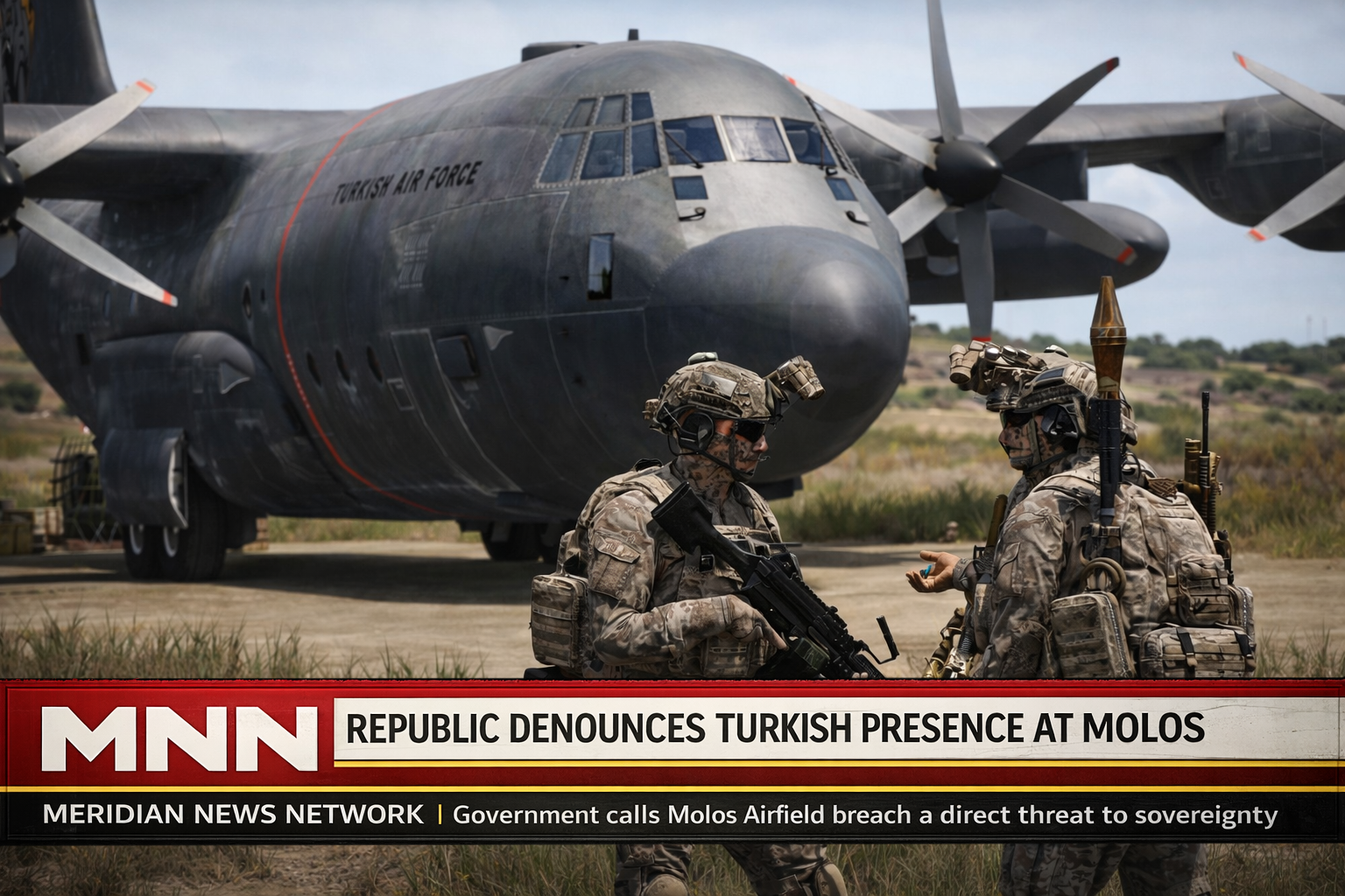 Turkish military presence tied to the Molos crisis