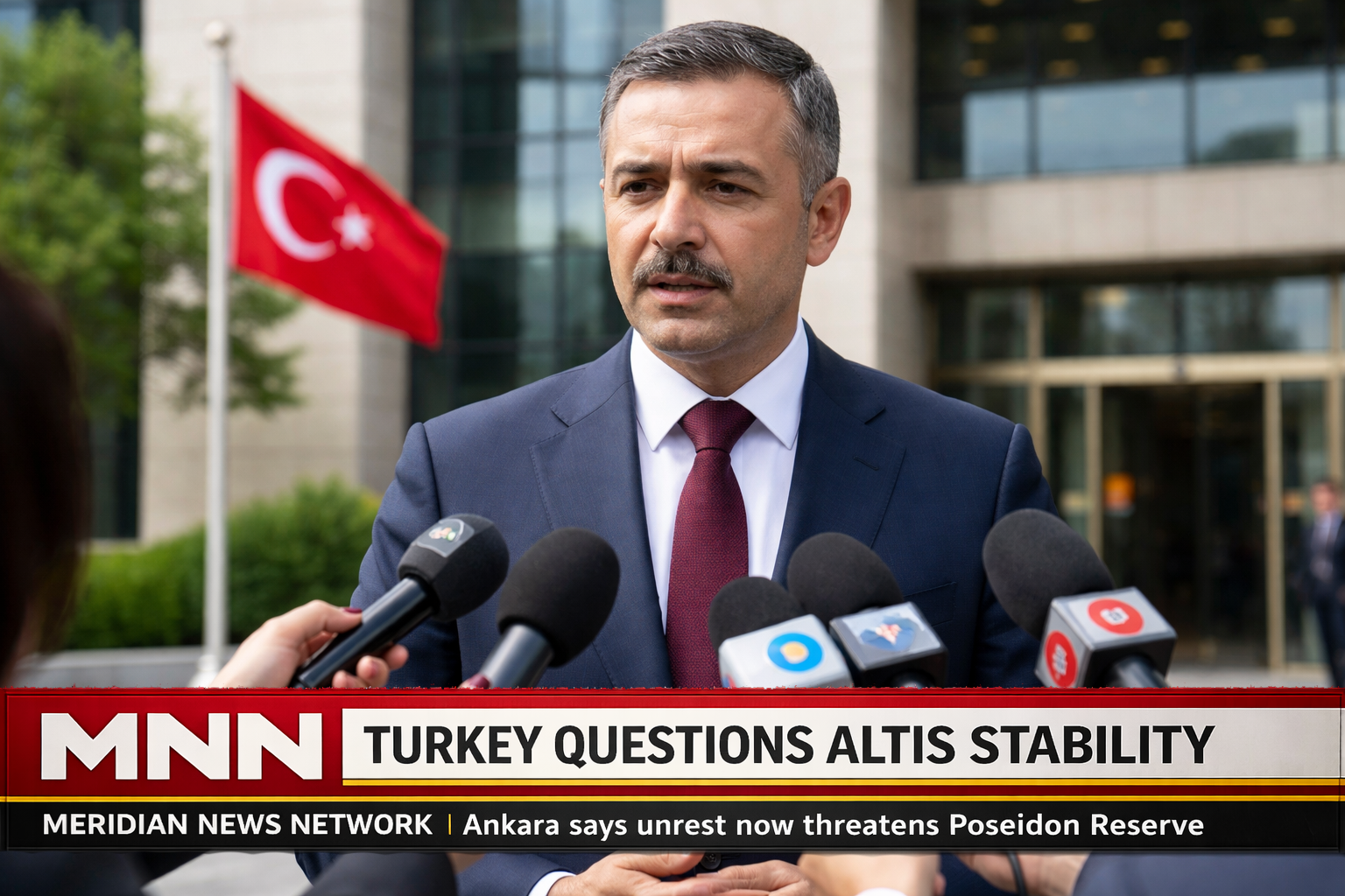 Turkish foreign minister statement graphic
