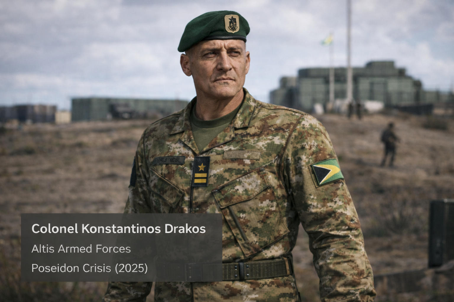 Portrait of Konstantinos Drakos