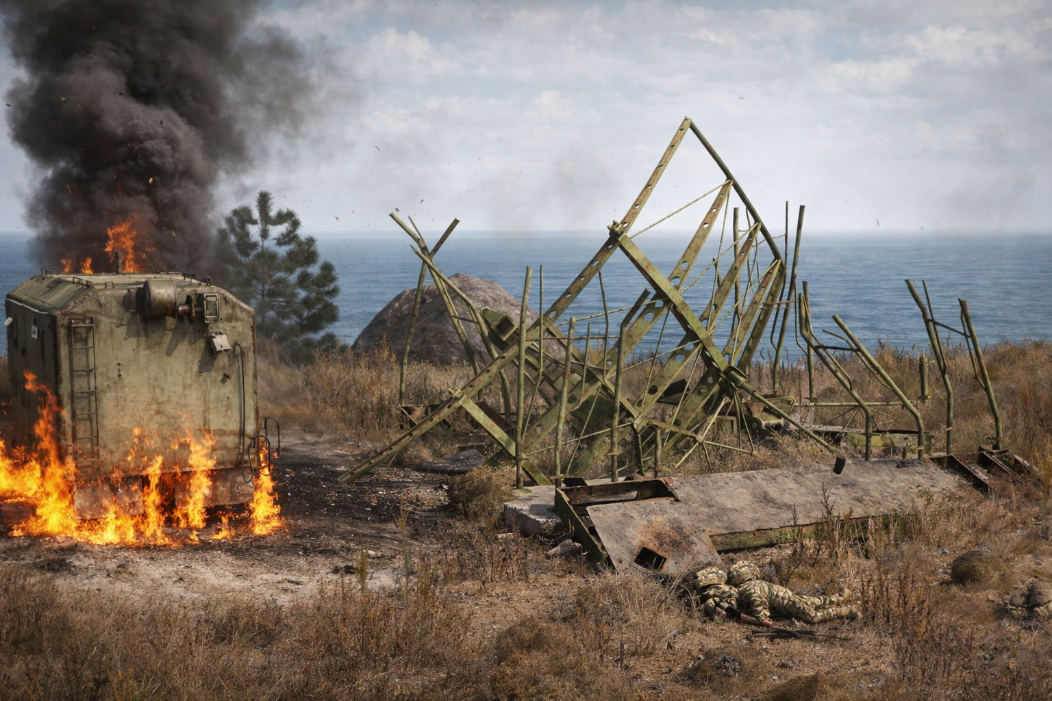 Destroyed Northern Radar Installation