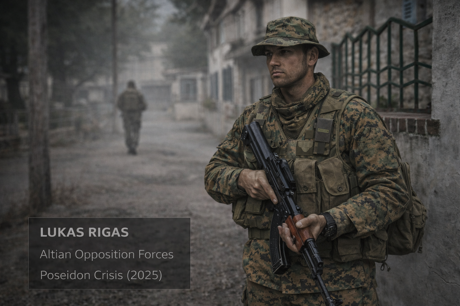 Portrait of Lukas Rigas